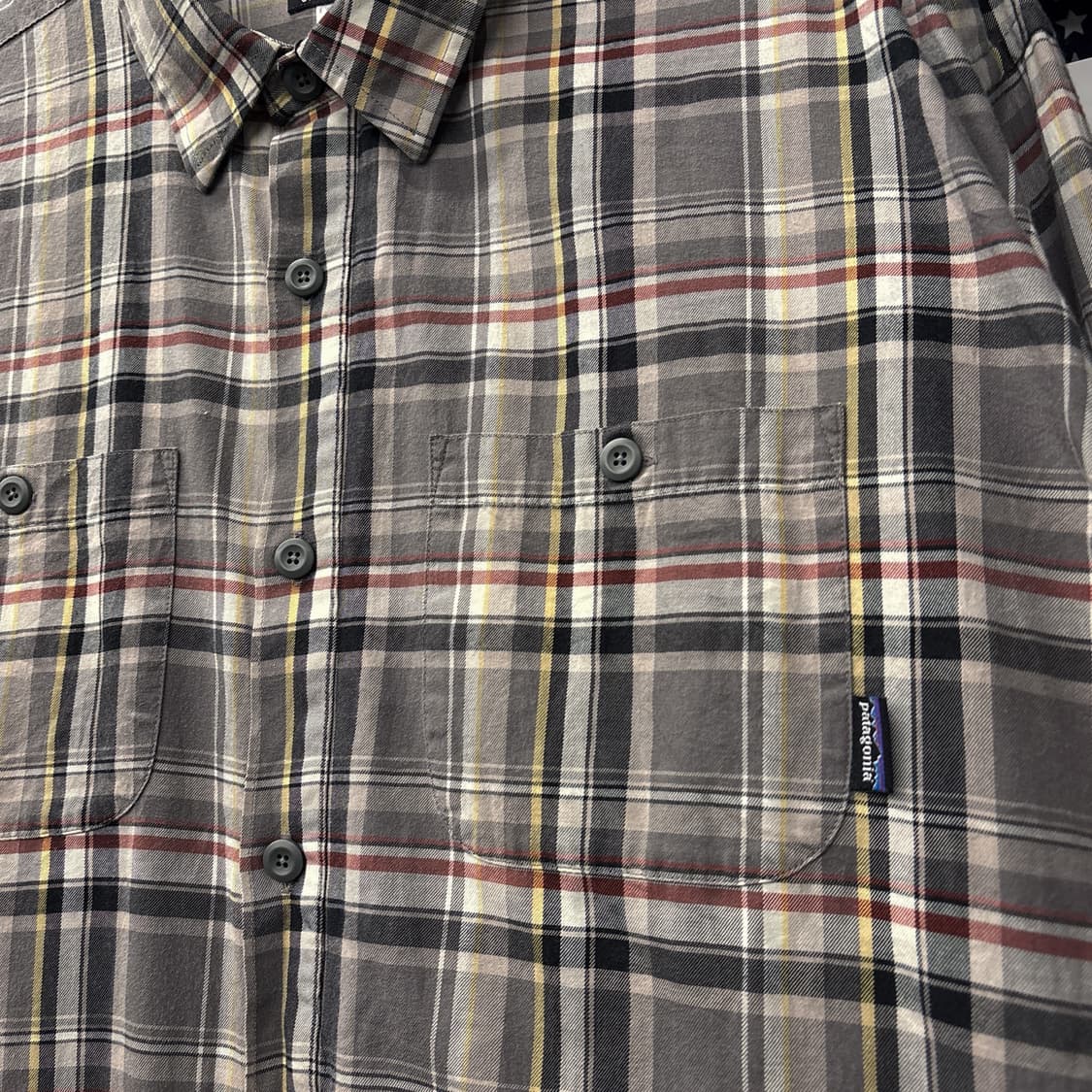 파타고니아 오가닉 피마코튼 멀티 플래드체크 워크셔츠 N868 상품이미지5