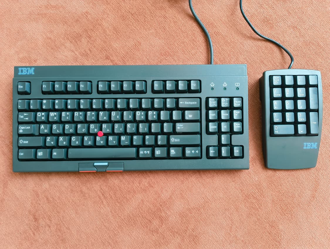 IBM Space Saver2 RT3200 키보드+KU-9880 키패드 상품이미지1