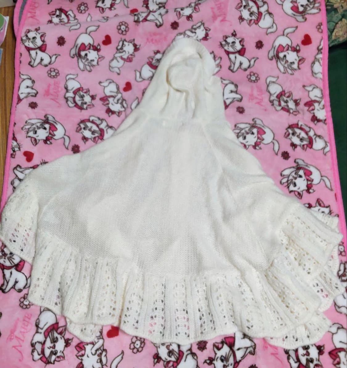 리즈리사 리즈멜로 리본 후드 판초 케이프 코트 m 상품이미지2