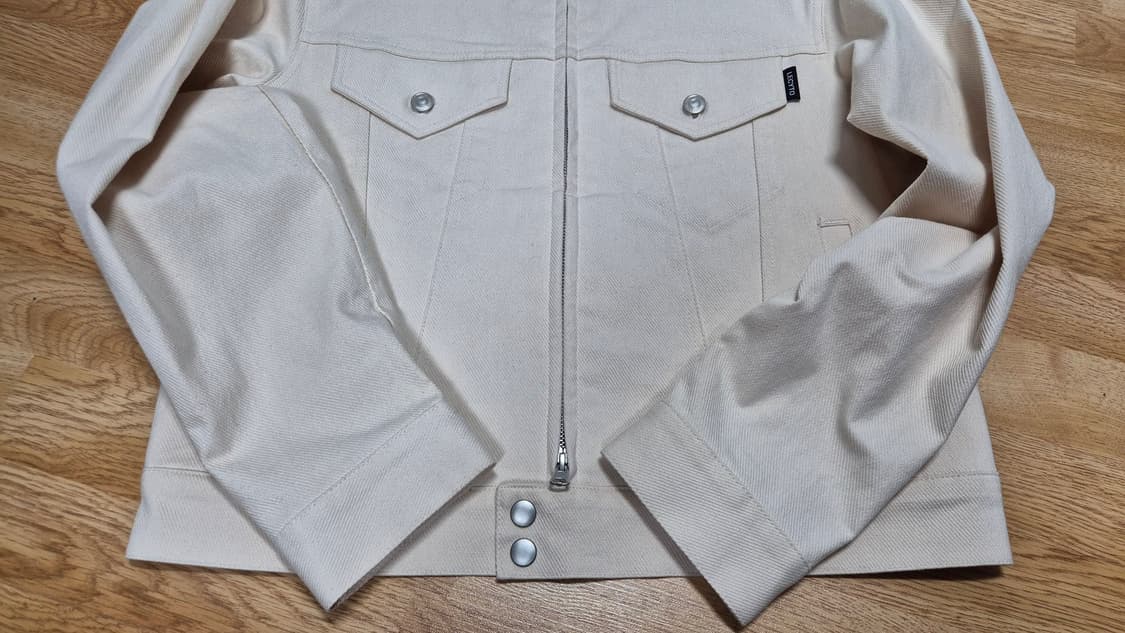 LECYTO BIKER COTTON JACKET_IVORY 상품이미지5