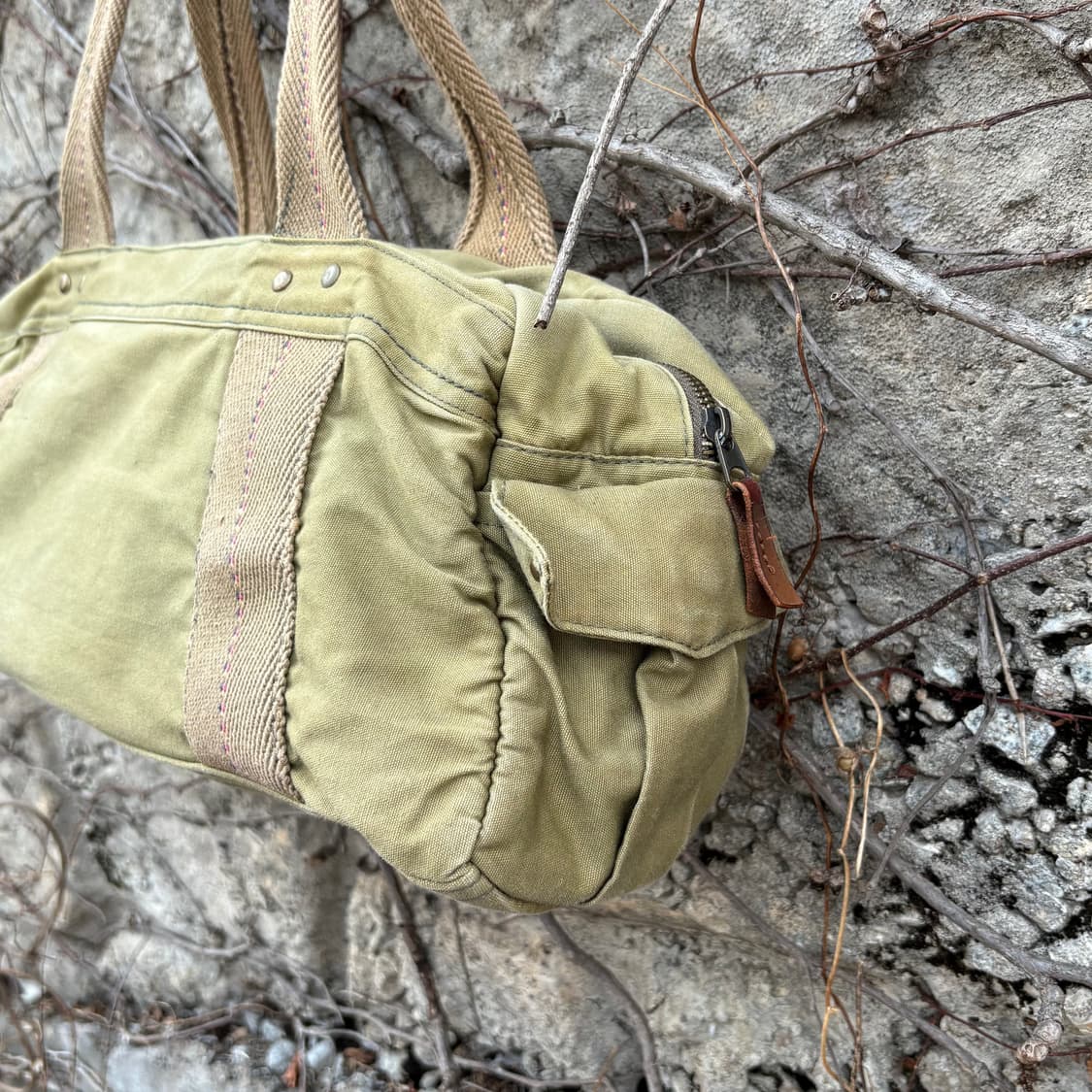 빈티지 y2k 모리  코튼 숄더백 상품이미지3