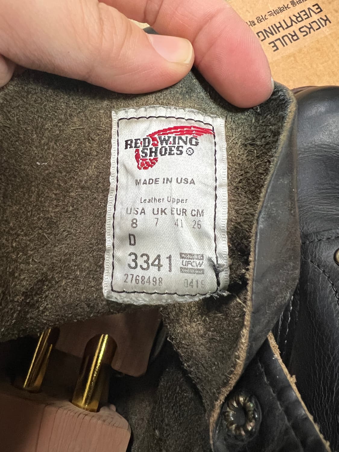 택포30) 레드윙 블랙스미스 3341 차콜 러프앤터프 8D 260 상품이미지8