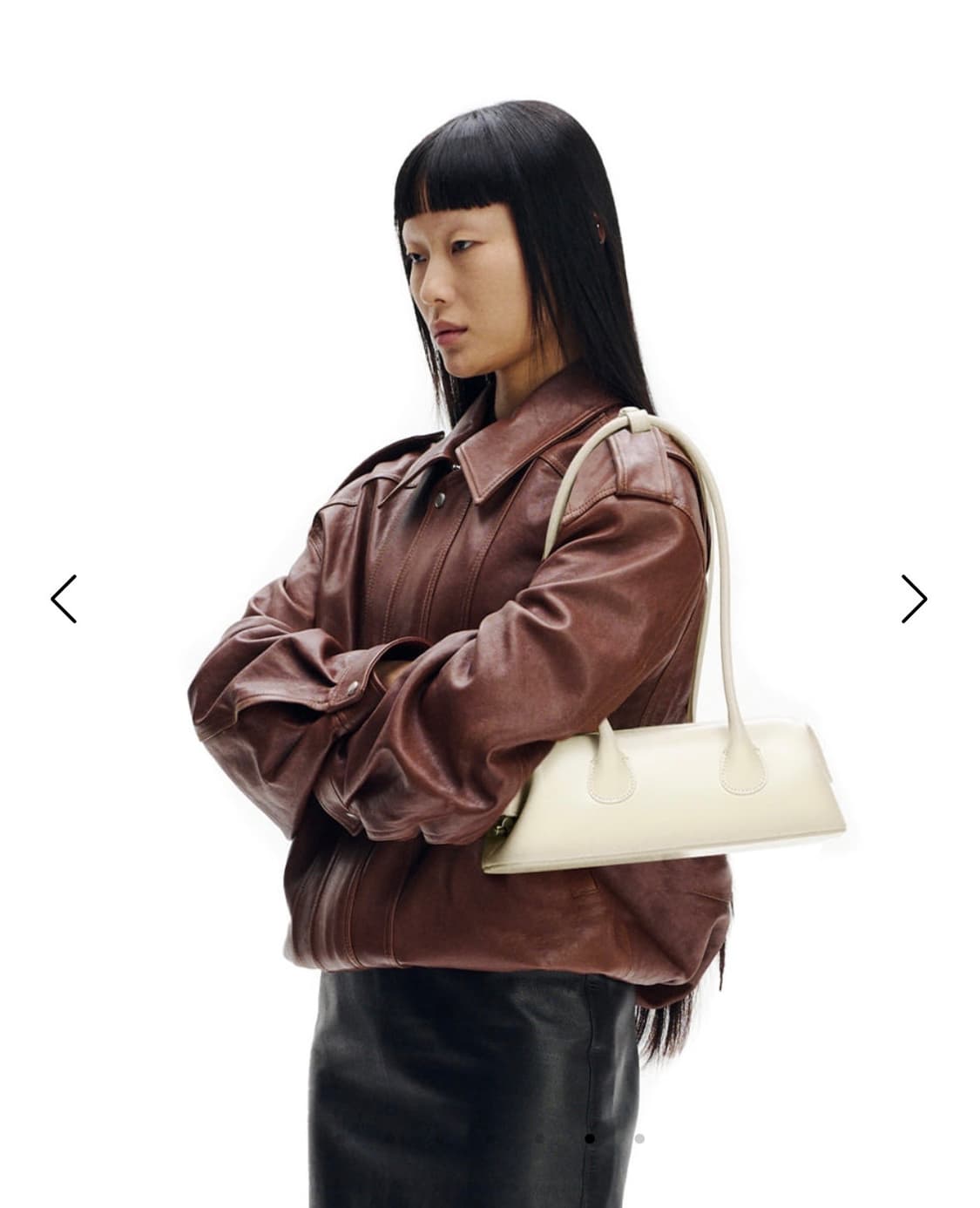 오소이 보트 와이드 미니백 아이보리 상품이미지2