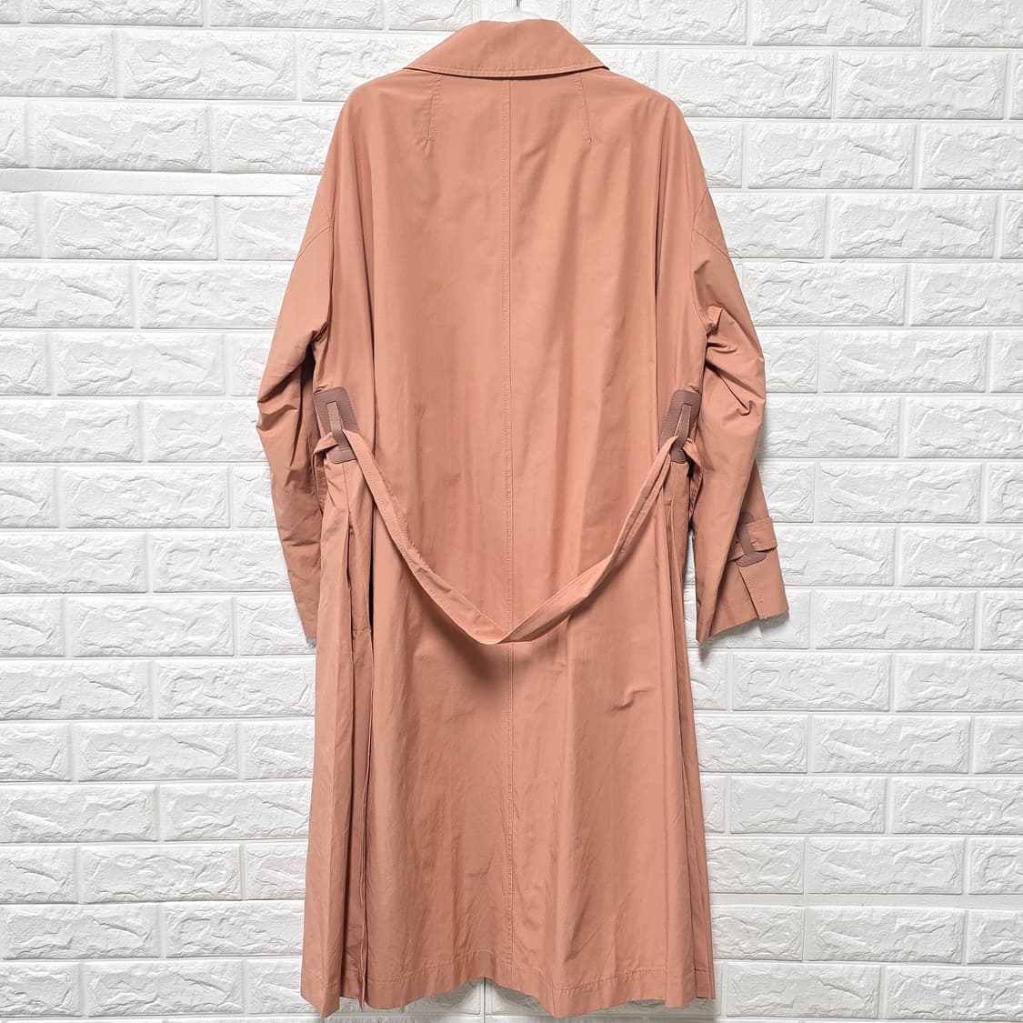 택포// L 20s 한섬 SJ SJ 오버핏 트렌치 코트 상품이미지4