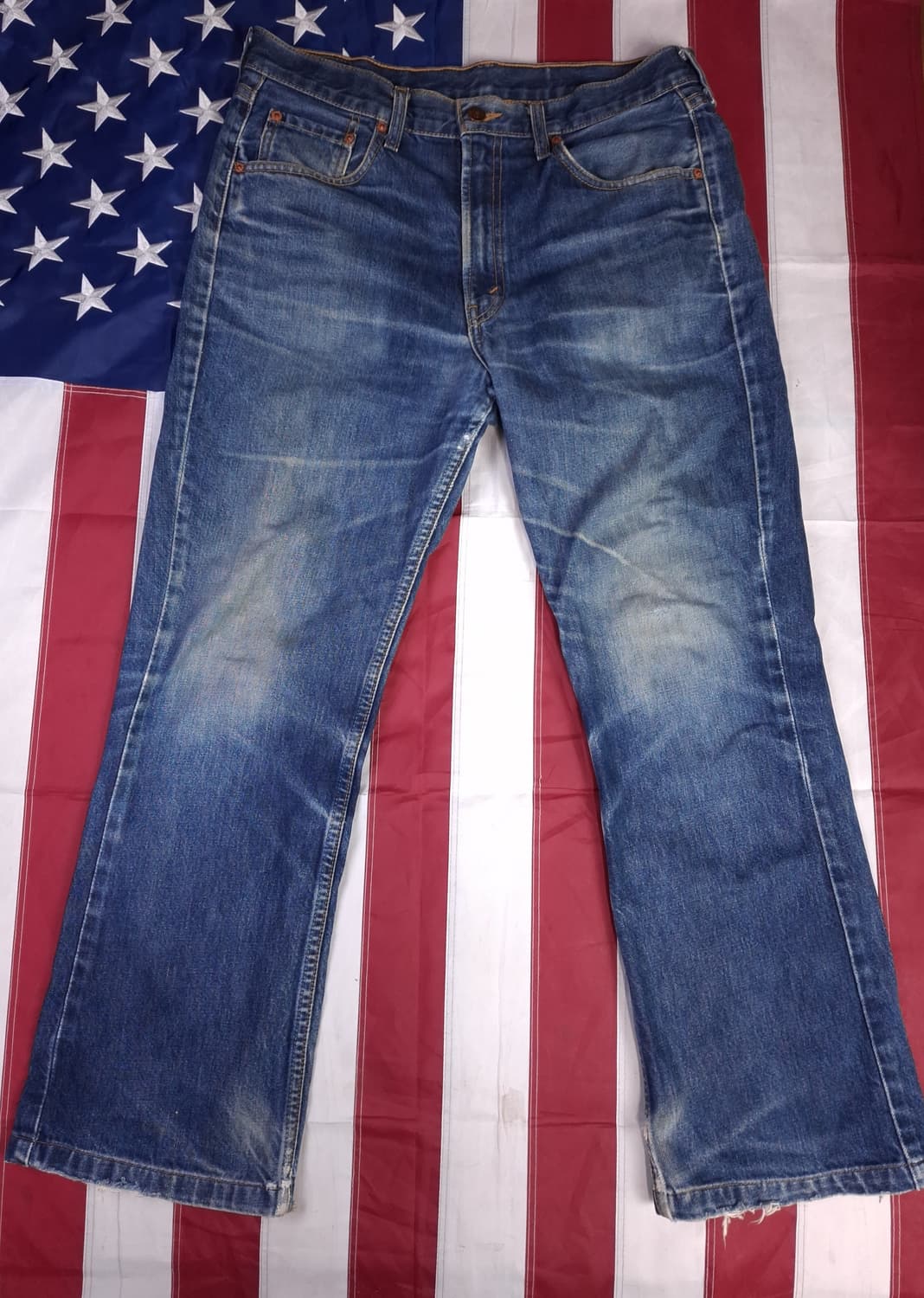 오리지날 90's 국내산 리바이스 517 부츠컷 데님진 상품이미지6
