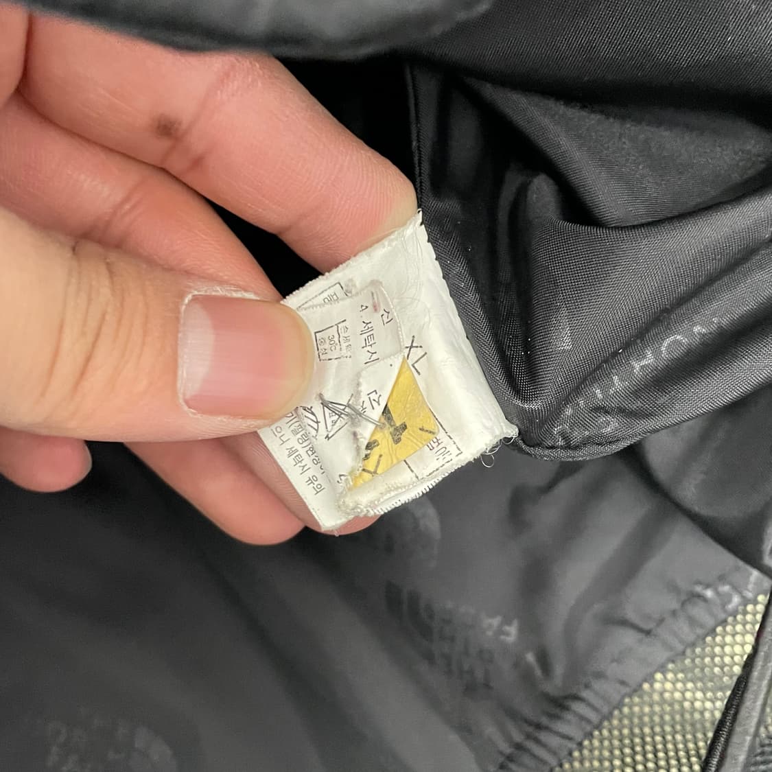 XL노스페이스 로고 블랙 고어텍스 투웨이 바람막이 자켓 상품이미지10