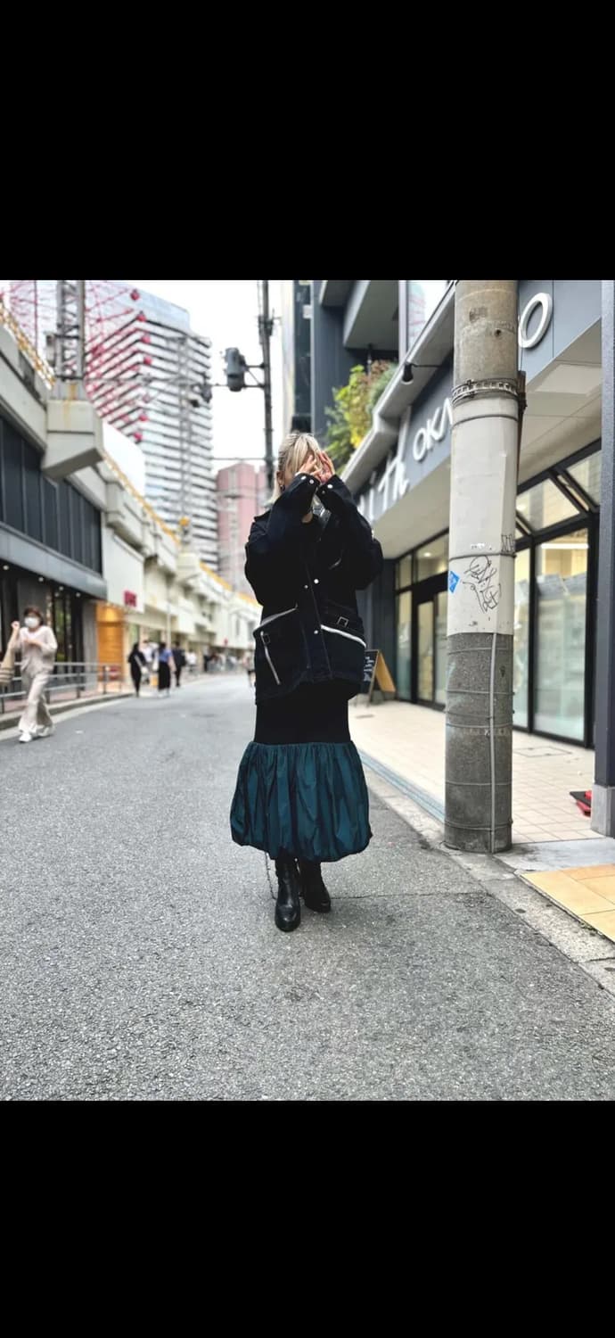 언더커버 멀티 지퍼 디테일 데님 자켓 블랙4 상품이미지5