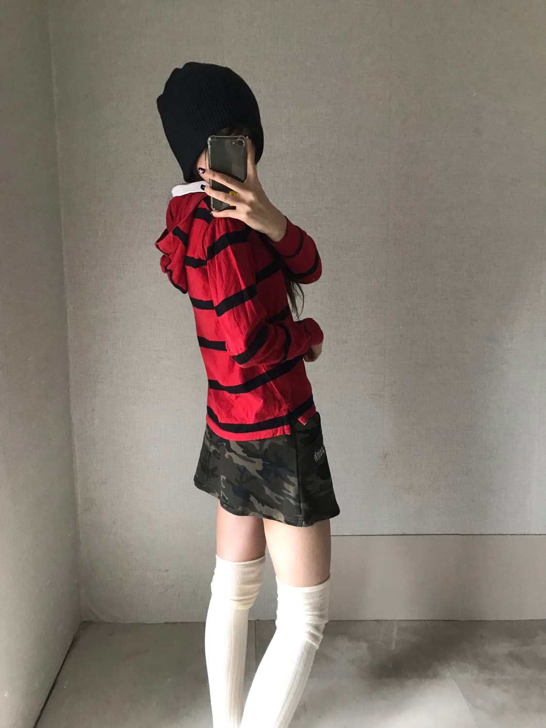 폴로 검빨 스트라이프 럭비티셔츠 상품이미지5