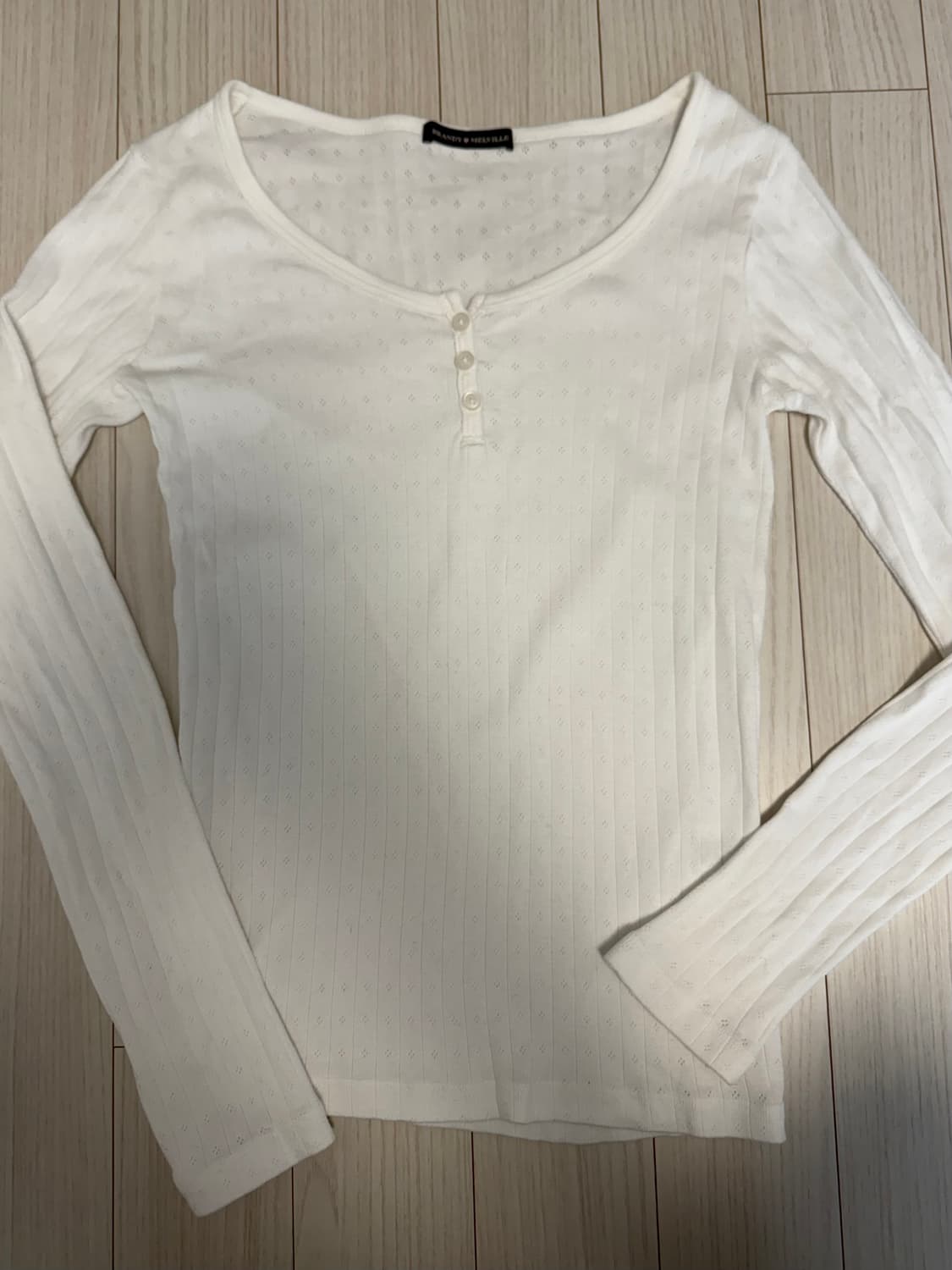 브랜디멜빌 젤리 아일렛 탑 화이트 상품이미지4