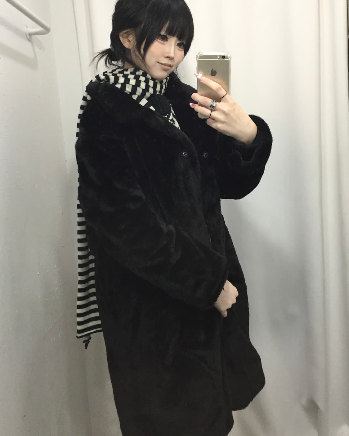 눈꽃 패턴 니트 코디 🩶 상품이미지1