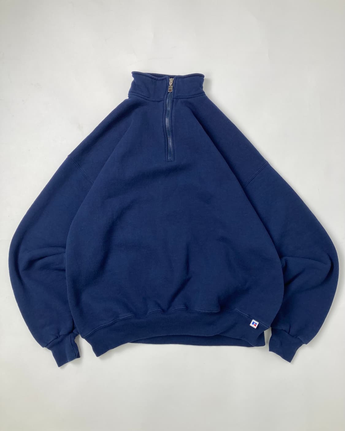 90s Russell Quarter Zip Sweatshirt (navy 상품이미지1