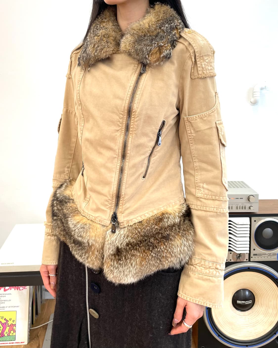 [42] 에르마노설비노 퍼 자켓 상품이미지5