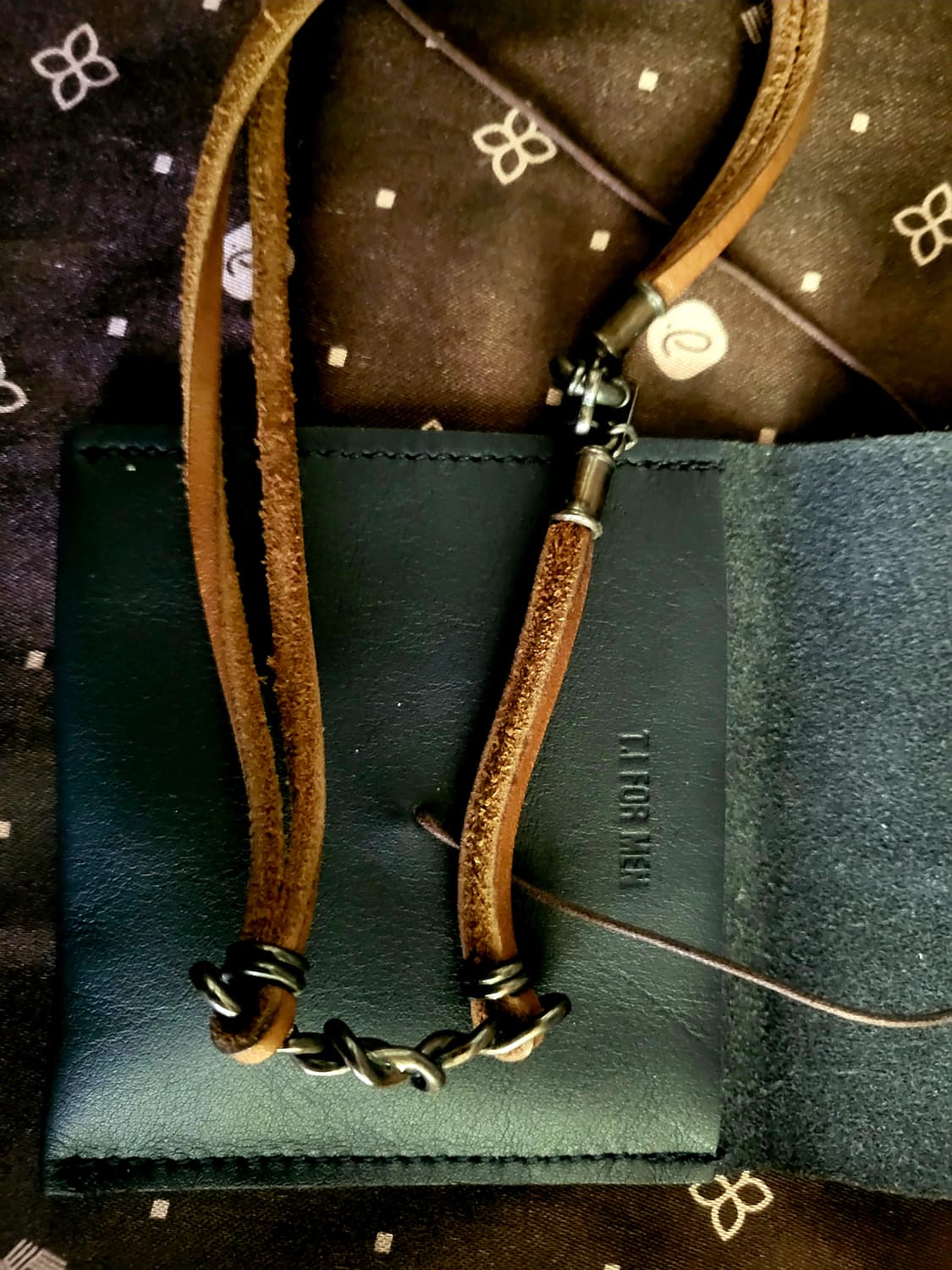 [미사용 새상품] 티아이포맨- 양가죽 팔찌 상품이미지4