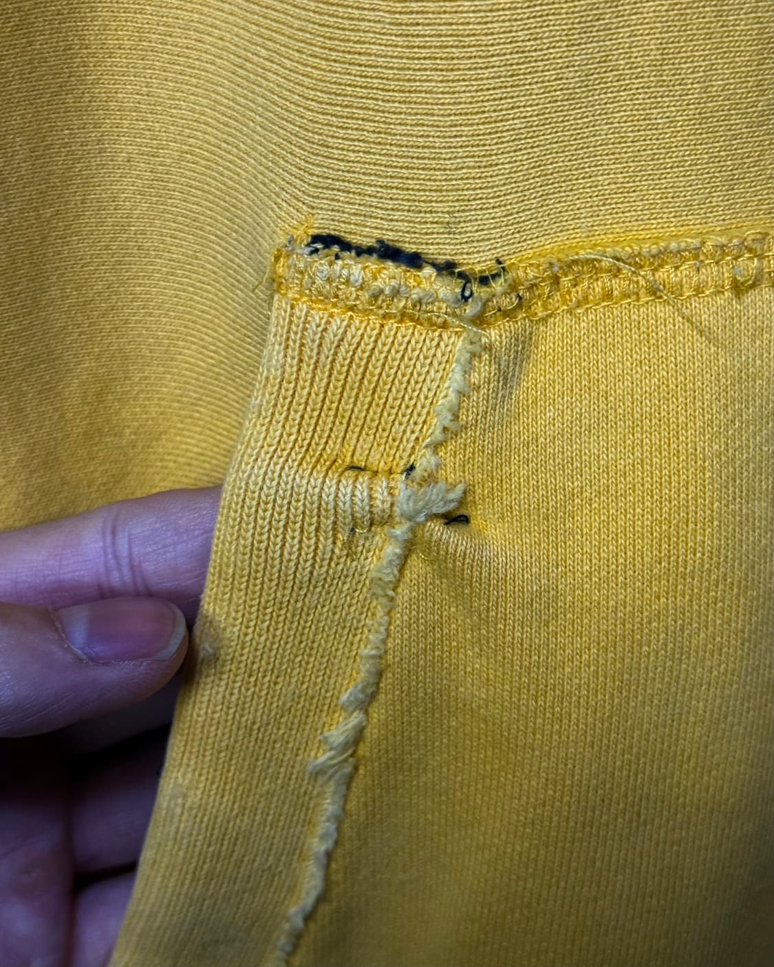 아베크롬비 옐로우 노랑색 스웻 후드 집업 빈티지 y2k 양홍원 M 95 상품이미지7