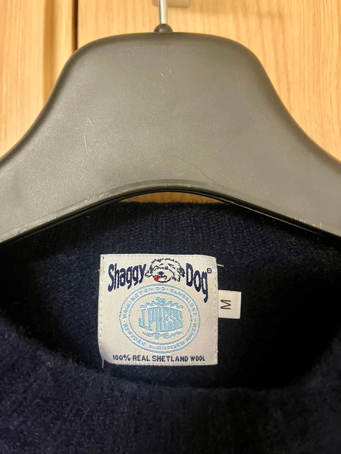 J.Press 제이프레스 쉐기독 울니트 (네이비/M) 상품이미지3