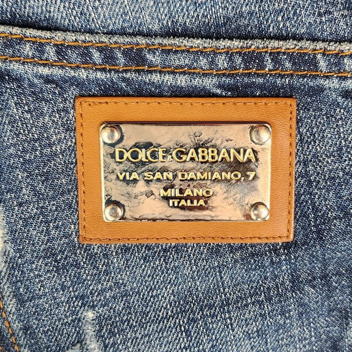 DOLCE&GABBANA 스트레이트 데님팬츠 48 상품이미지5