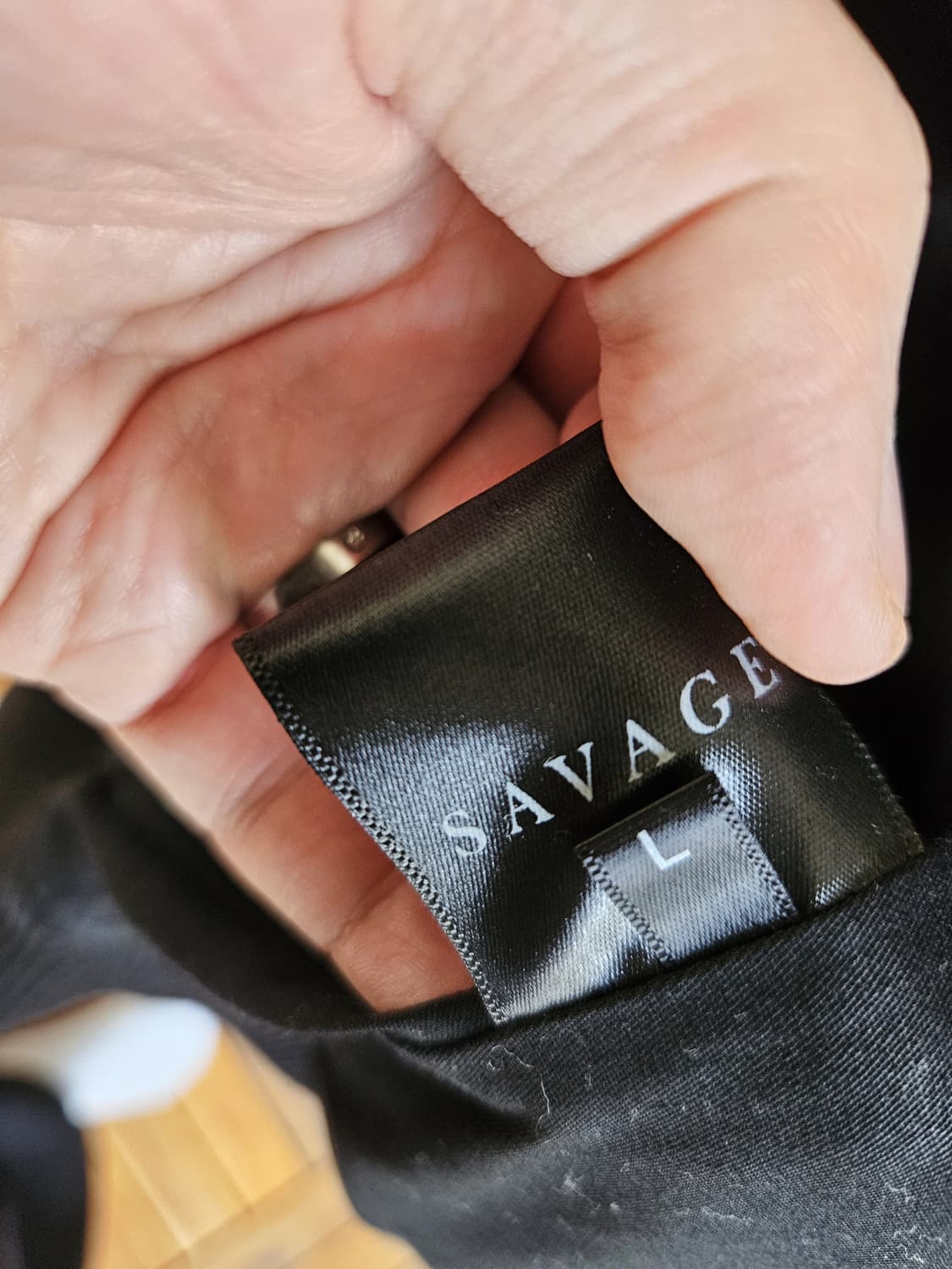 세비지 싱글레더 봄버자켓 L사이즈 상품이미지4