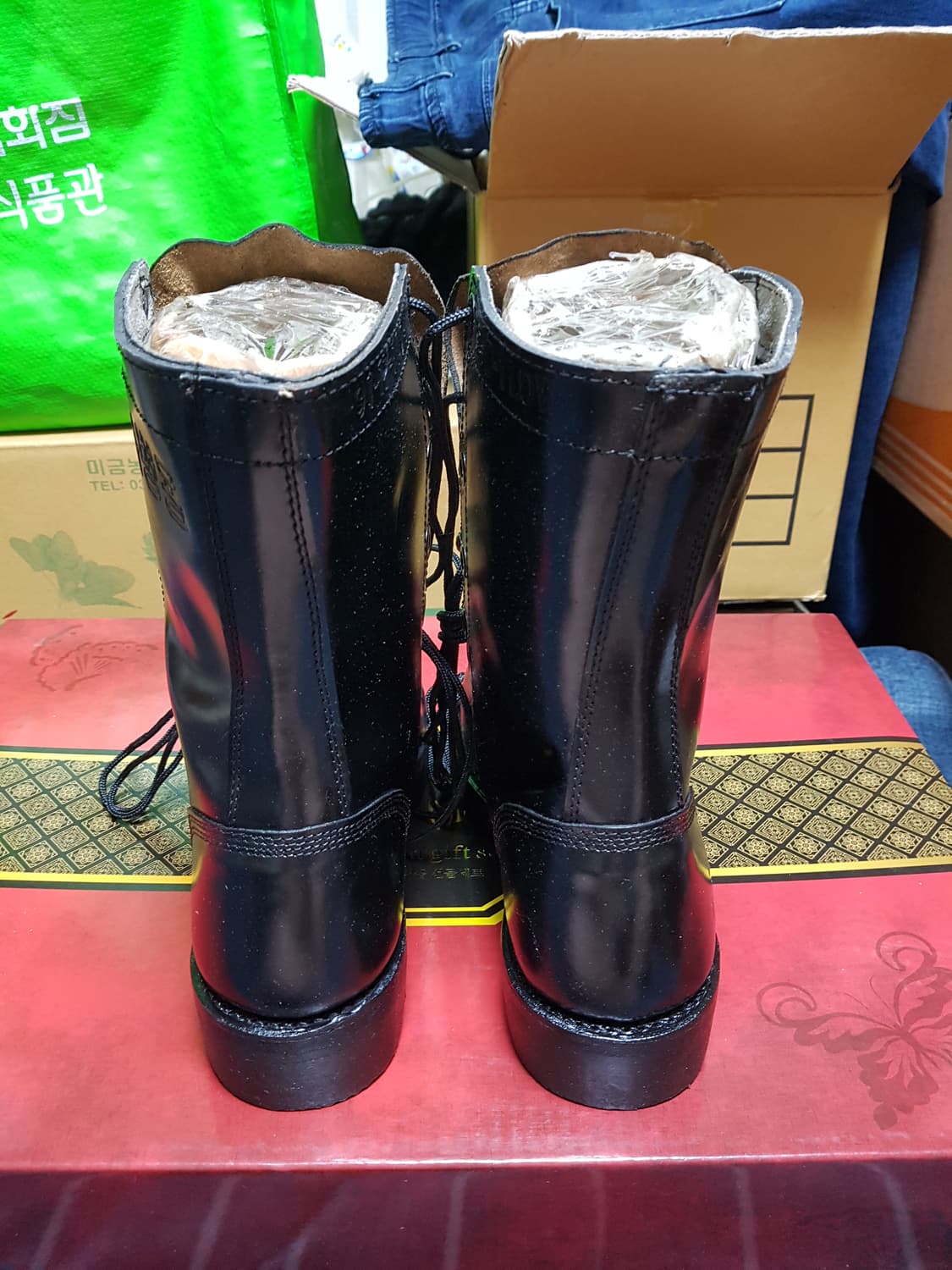 구형 봉합화 사병 전투화 군화 264W 11.0W 91년 판매 상품이미지3