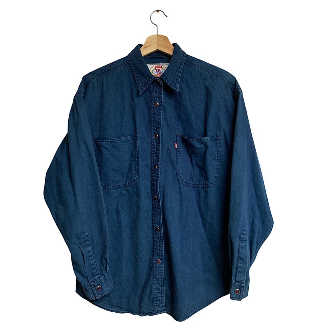 90s 리바이스 여성 빈티지 데님 셔츠 남방 M 상품이미지1