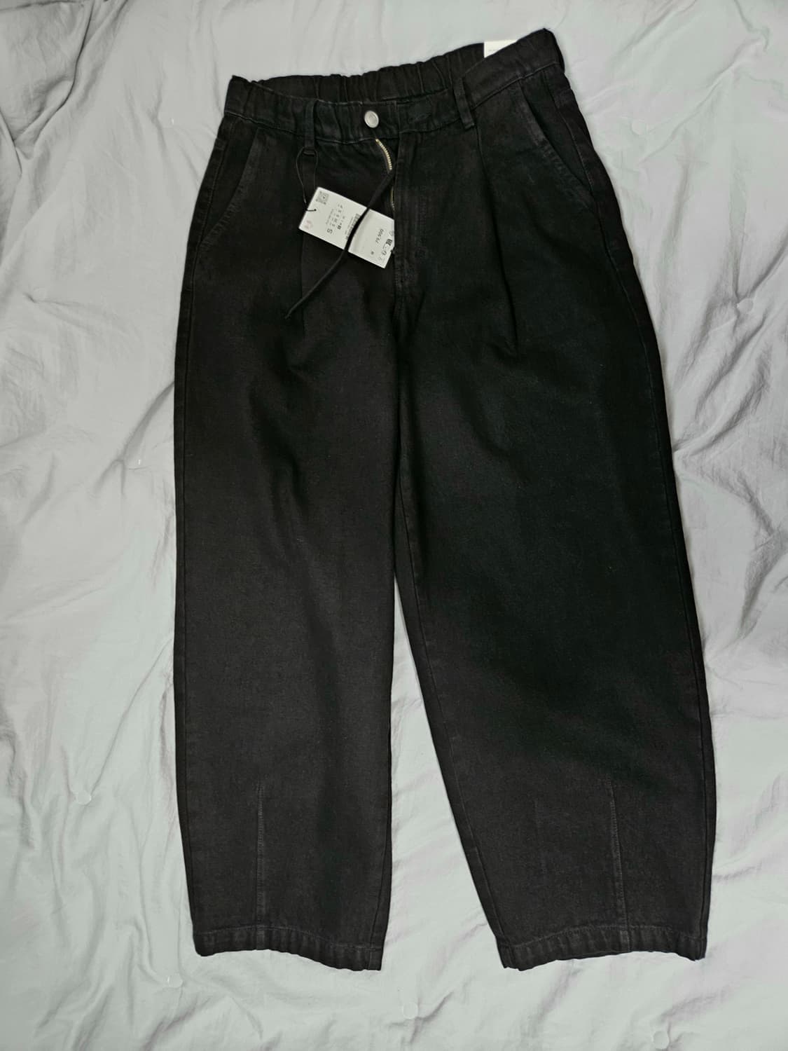 자라 와이드 블랙 팬츠 24fw 상품이미지3