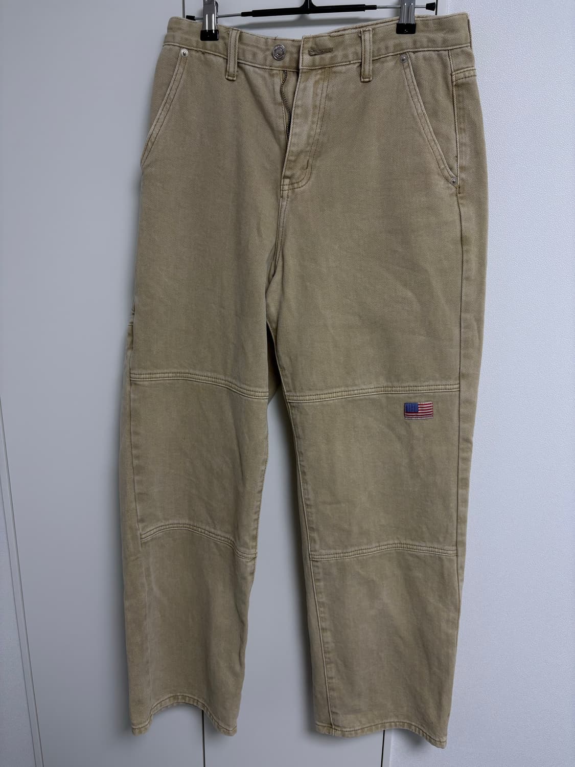 성조기 베이지 팬츠 상품이미지1