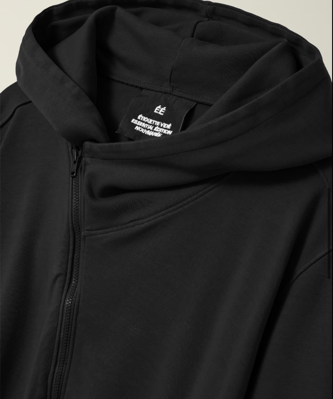 WOMENS GARMENT DYED CURVED HOODED ZIP J 상품이미지5