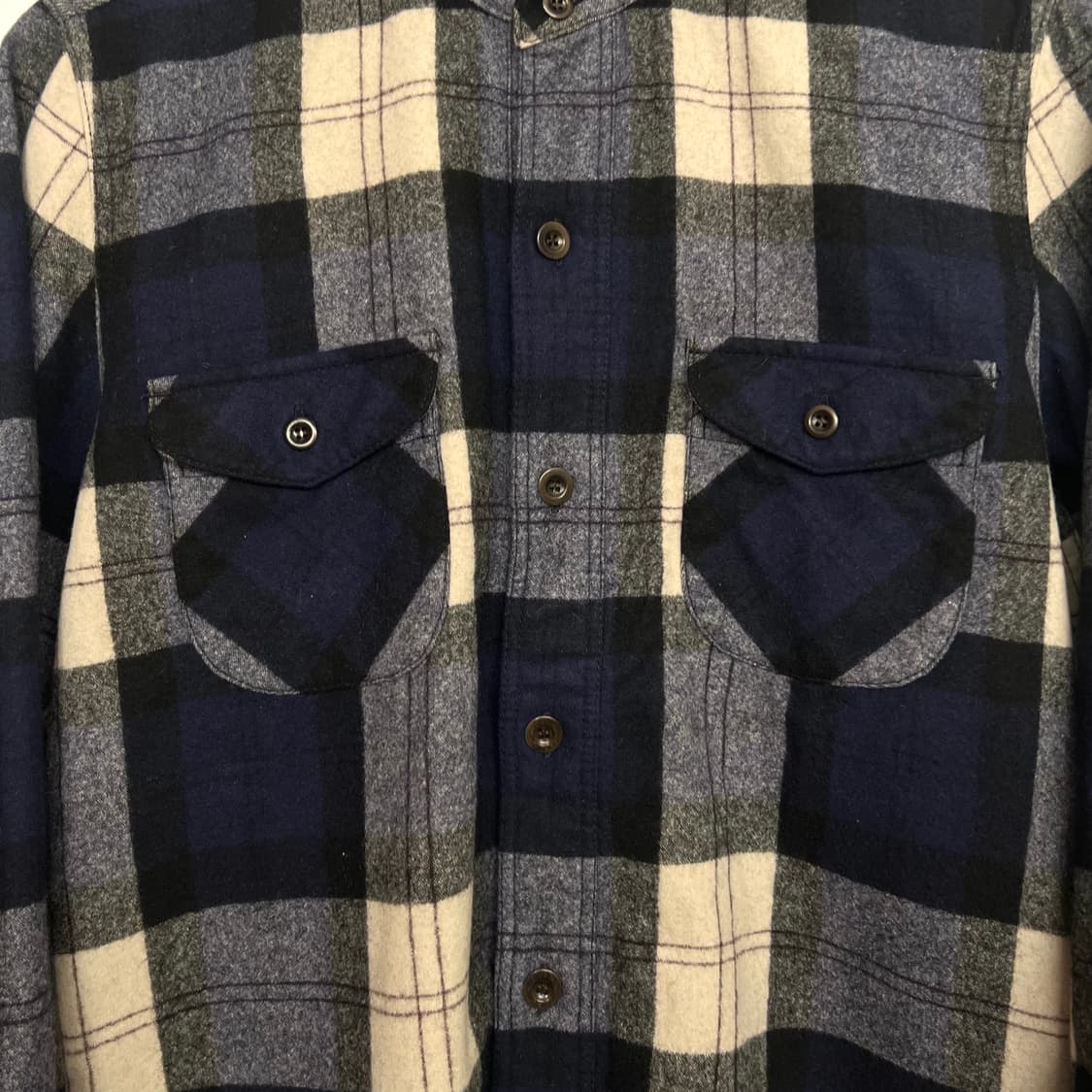 꼼데가르송 플란넬 플레이드 셔츠 상품이미지3