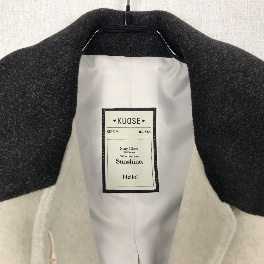 쿠오세 KUOSE 오버핏 코트 새상품급 여성M 상품이미지6