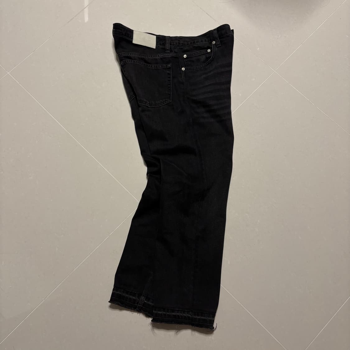 산드로 컷팅 블랙진 데님팬츠 청바지 31인치 상품이미지4