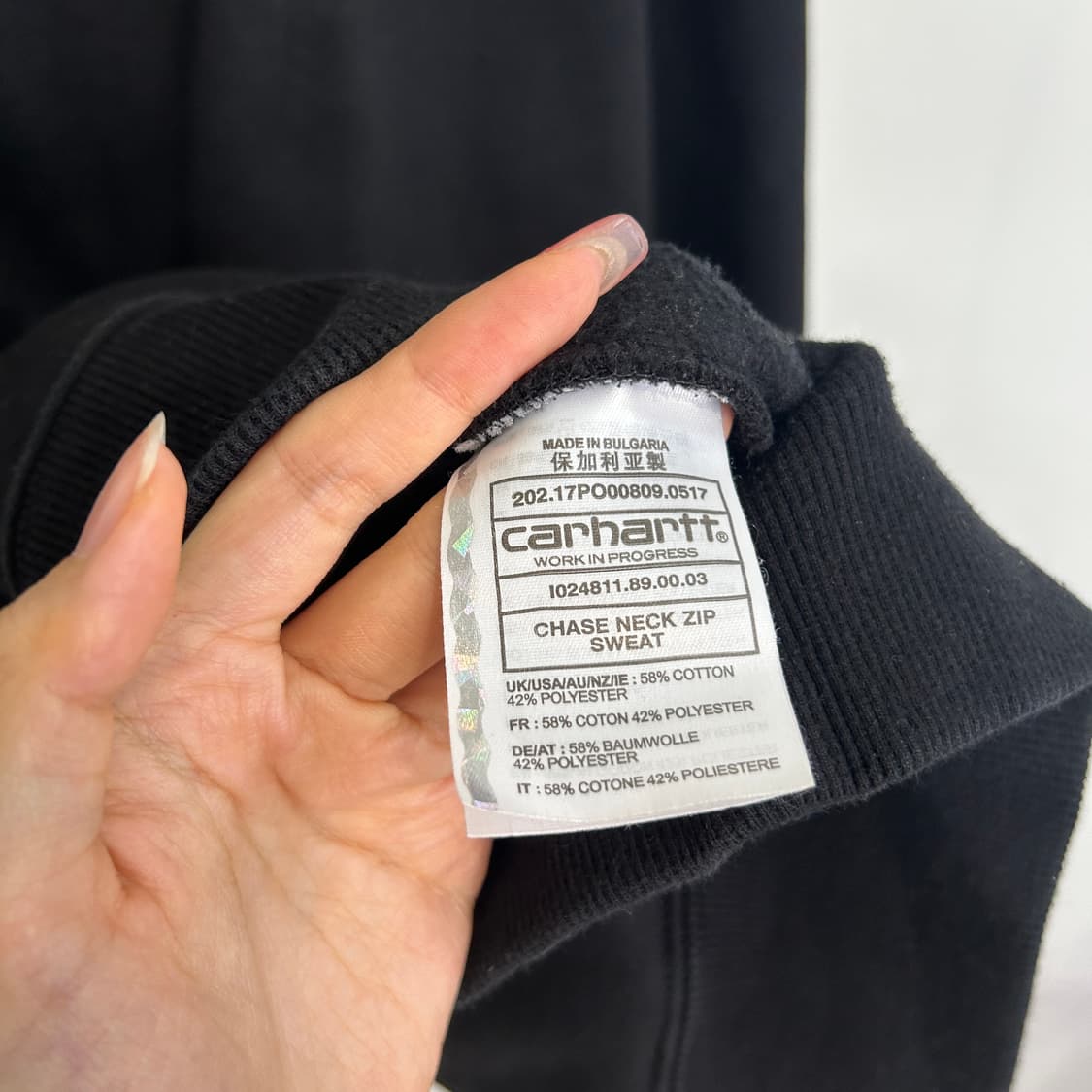 칼하트 남성 반집업 티셔츠 M  상품이미지4