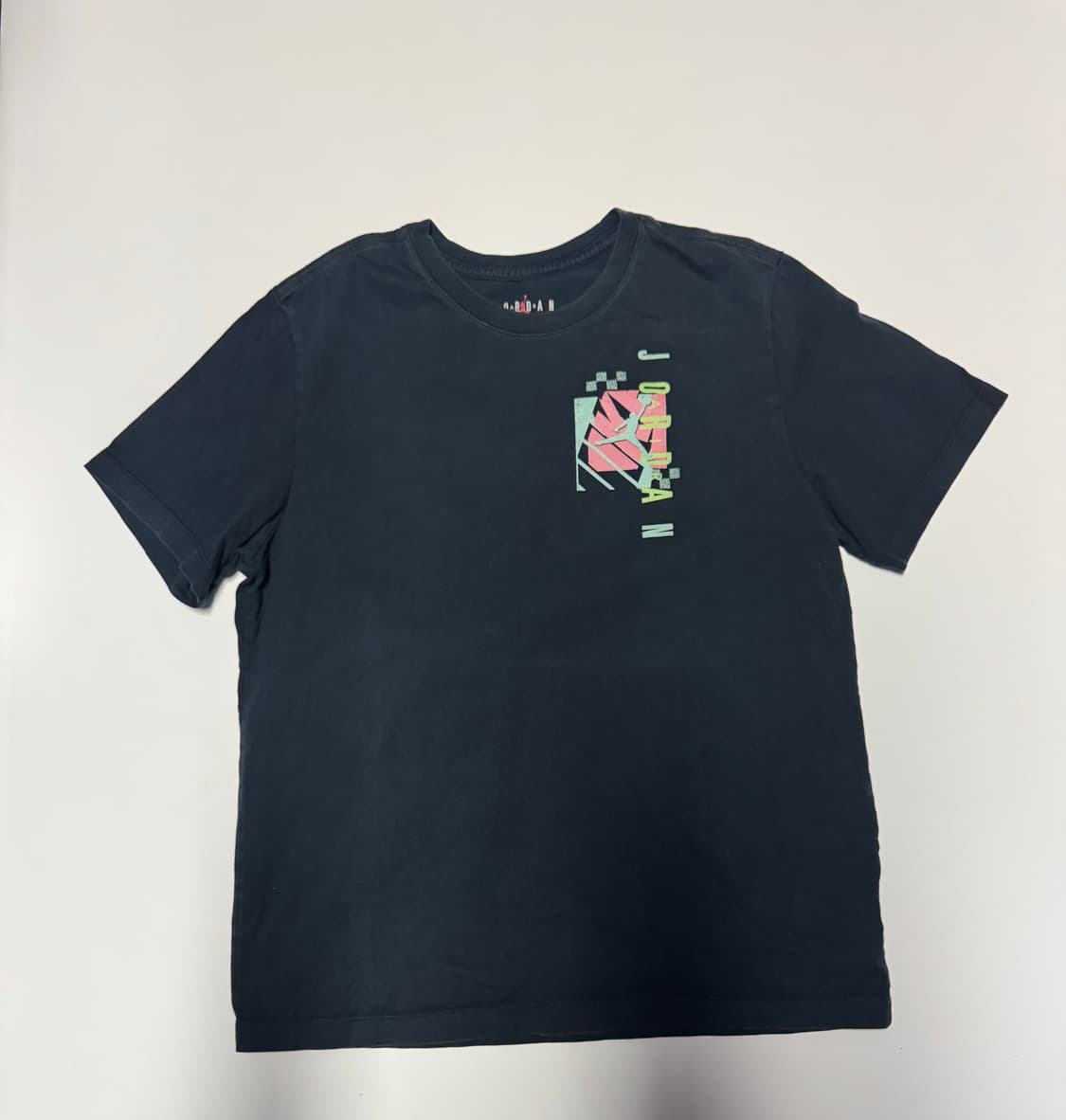 나이키 조던 빈티지 뒷 프린팅 반팔 티셔츠 L 블랙 상품이미지2