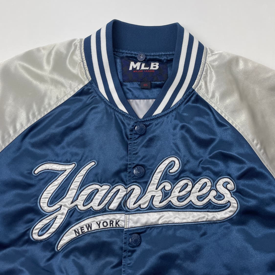 MLB 뉴욕 양키스 스타디움 자켓 네이비/실버 105 상품이미지3