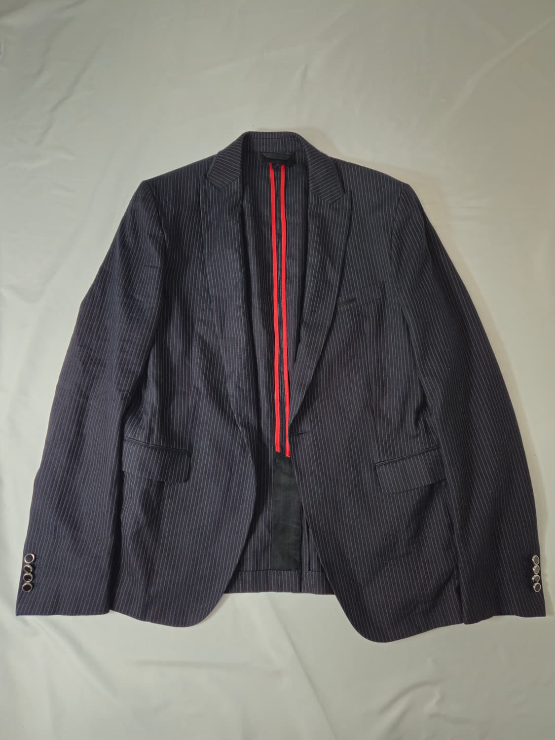 DIESEL 디젤 블랙골드 스트라이프 블레이저 정장 자켓 50 상품이미지2