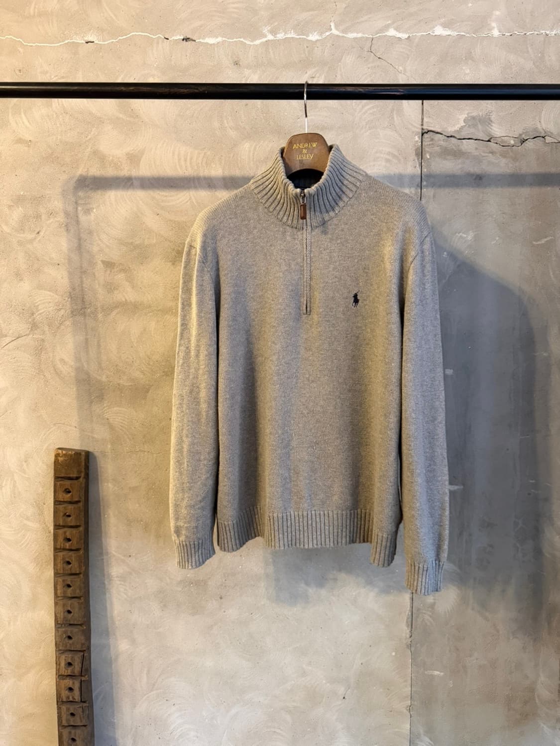 폴로 랄프로렌 짚업 니트 100 상품이미지3