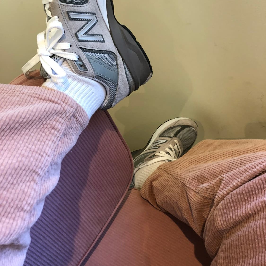 코듀로이 밴딩 팬츠 핑크 상품이미지3