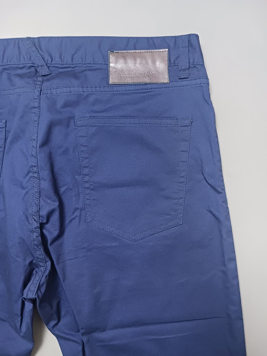 새상품 [36] 돌체앤가바나 스트레치 테이퍼드 팬츠 슬랙스 네이비 상품이미지9