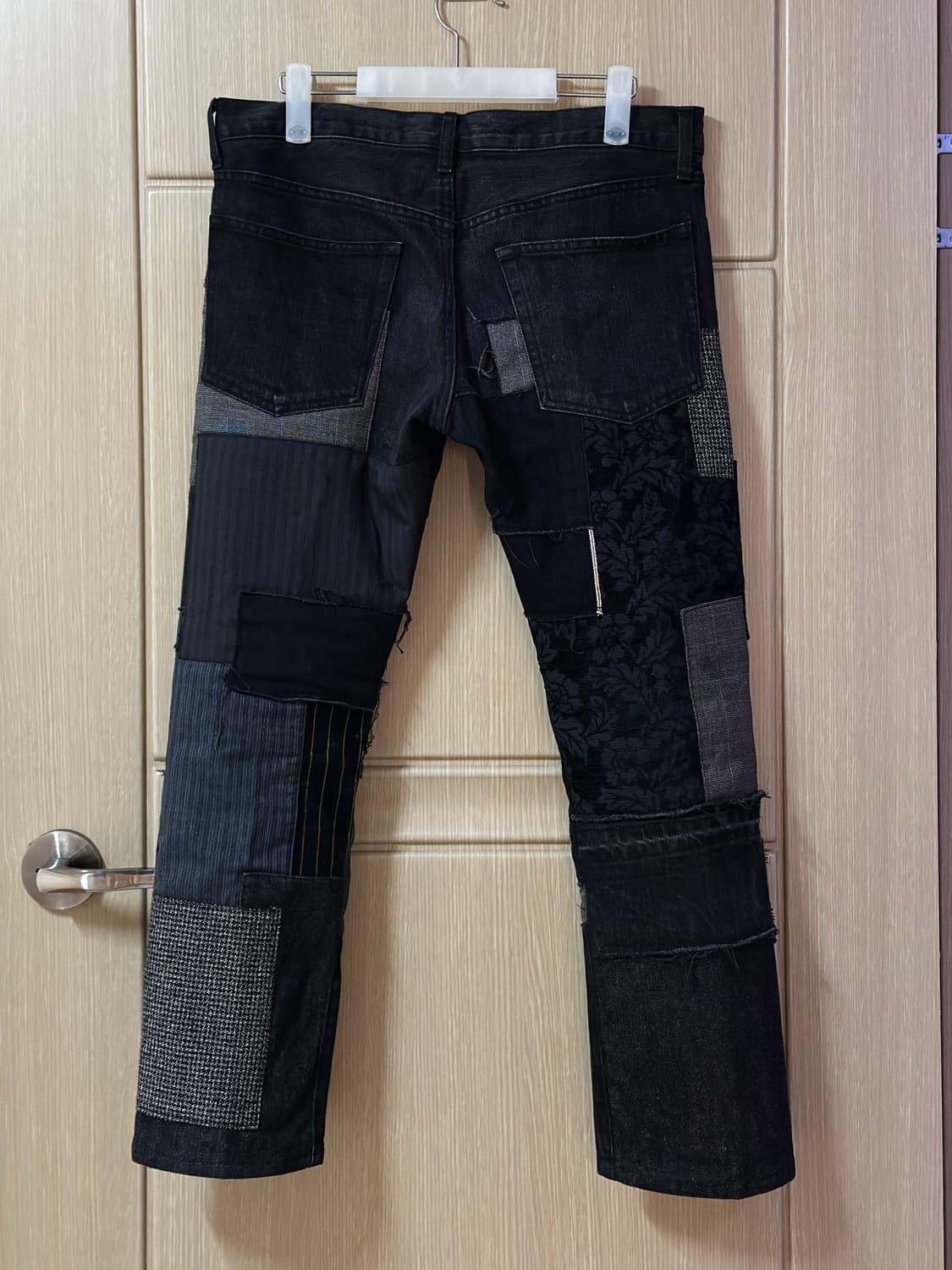 준야와타나베 패치워크 데님팬츠 상품이미지2