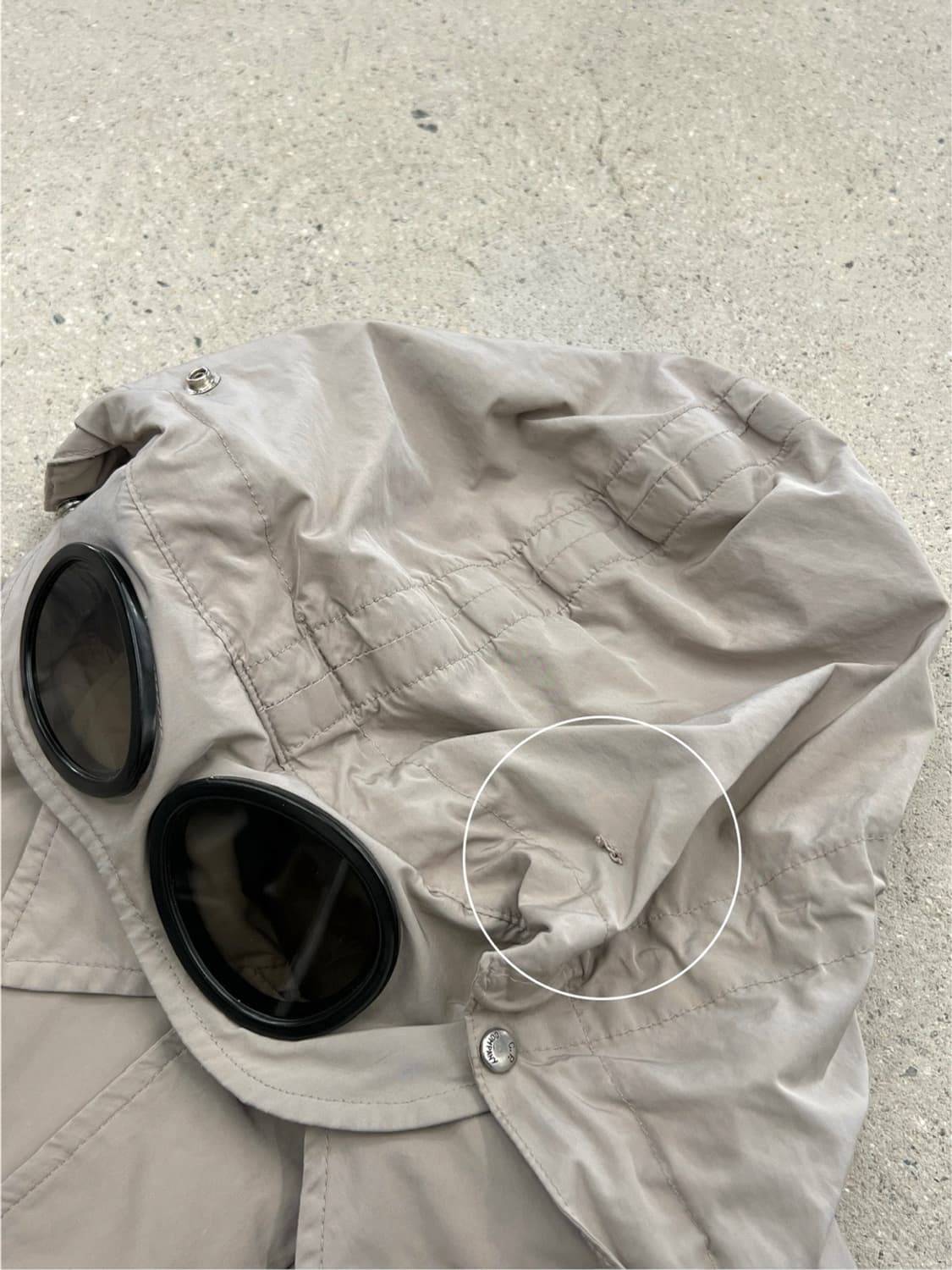 CP컴퍼니 고글 후드 필드 자켓 상품이미지10