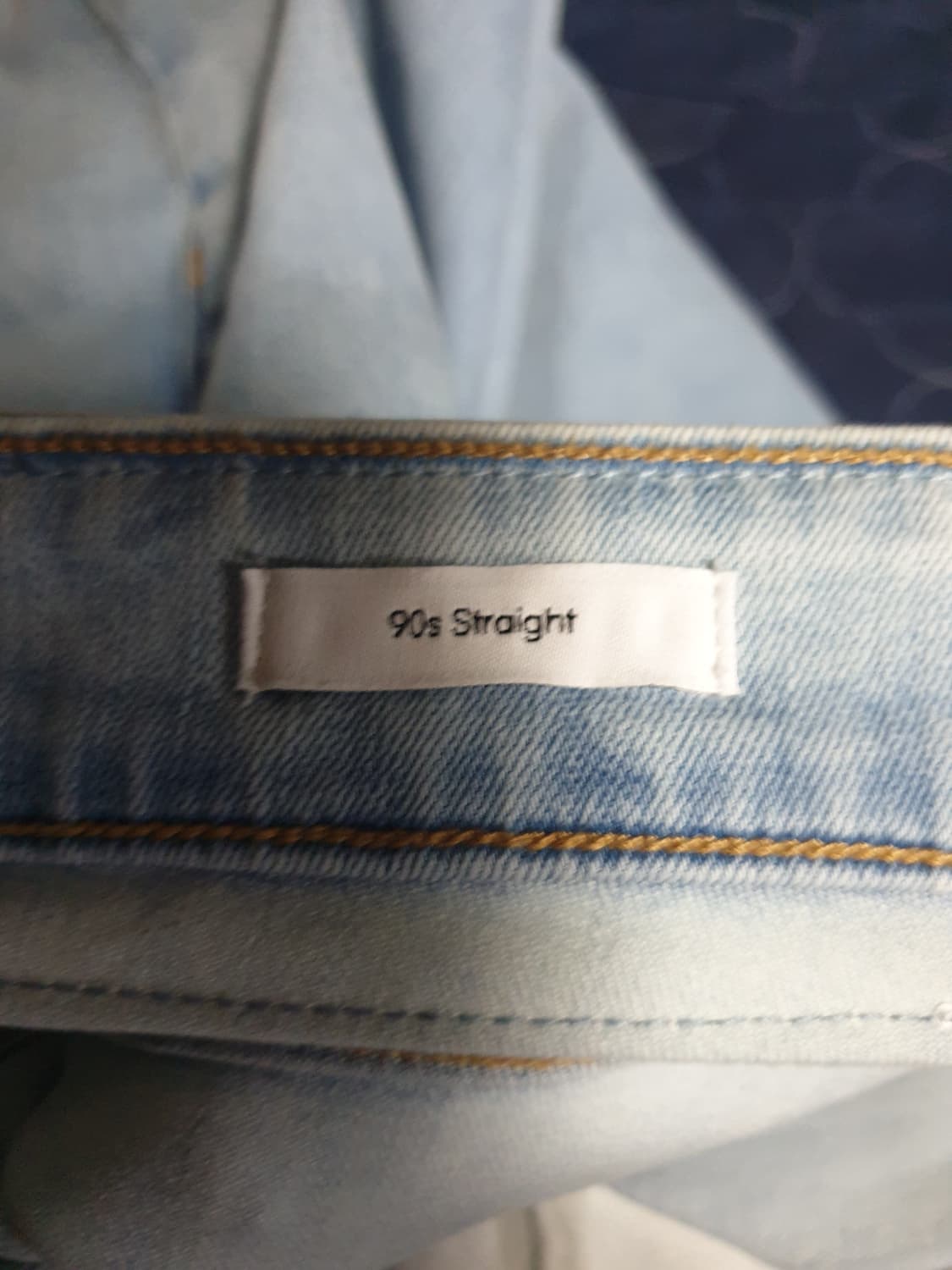 캘빈클라인 90s 스트레이트 에코 쿨 스트레치 데님팬츠 라이트블루(31) 상품이미지6