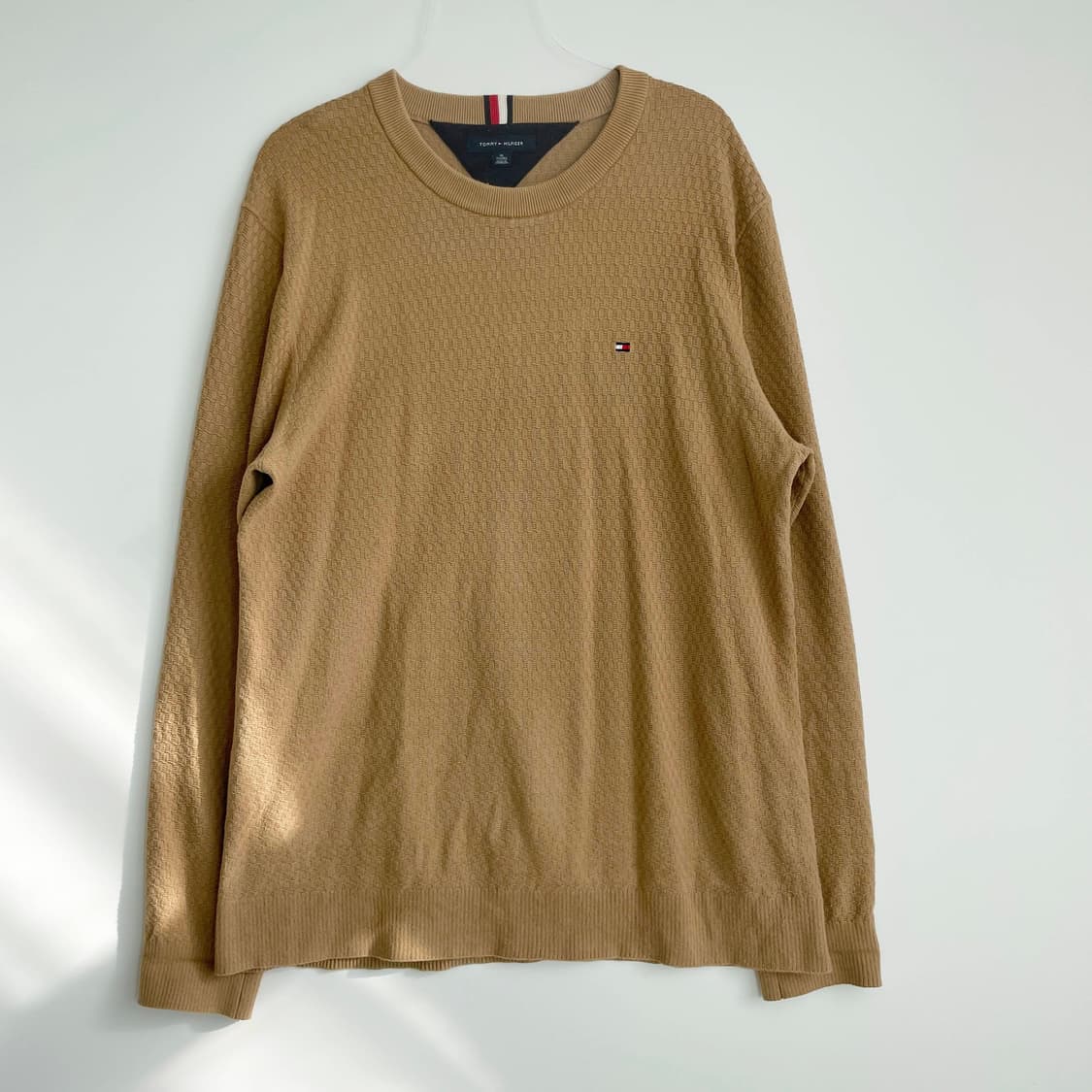   D2 타미힐피거 크루넥 스웨터 XL사이즈 상품이미지1