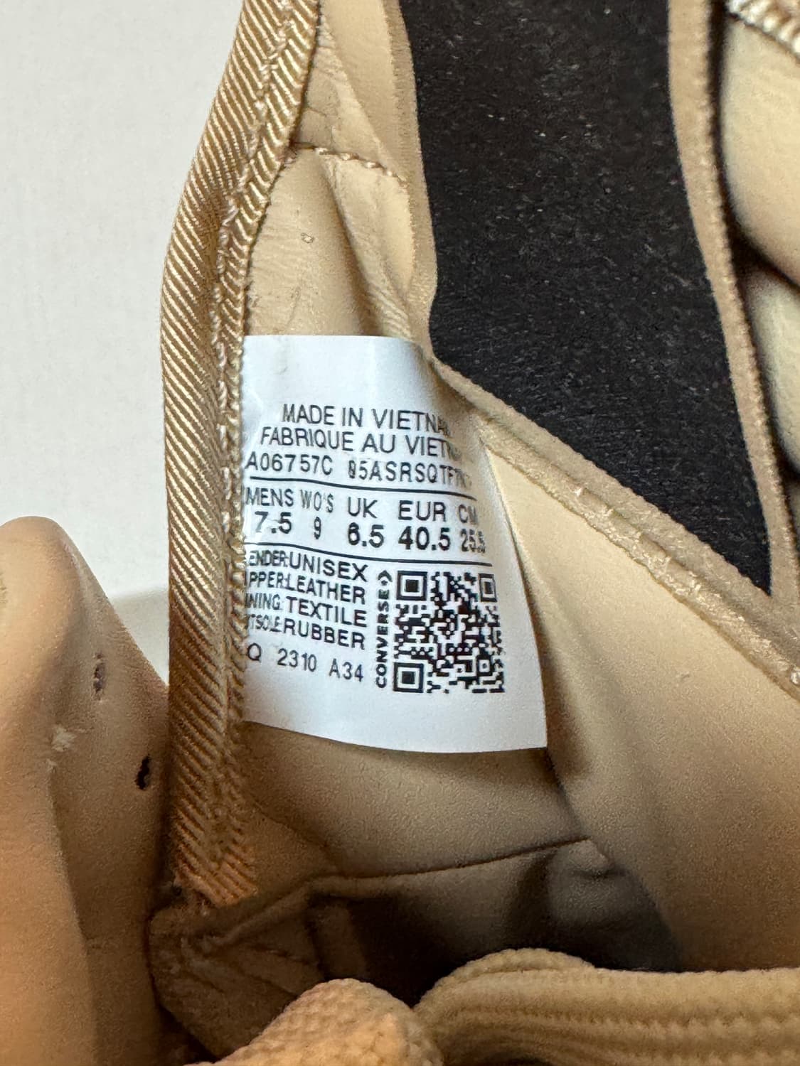 새상품 릭오웬스 컨버스 타보웨폰 255 상품이미지4