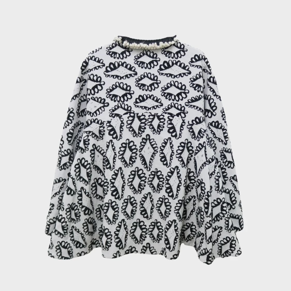 츠모리 치사토 오네갸루 플레어 울 혼방 자켓 63390 상품이미지2