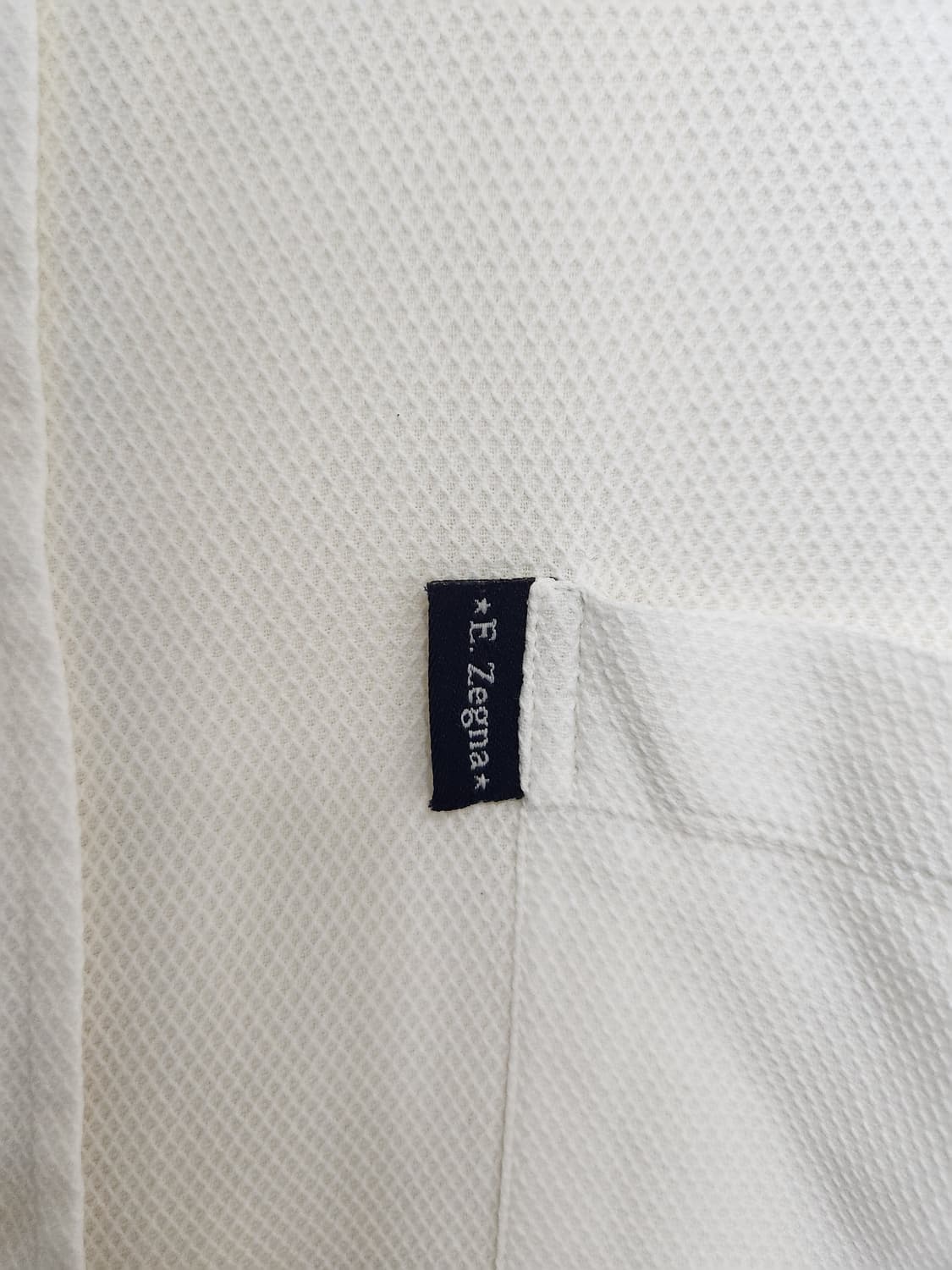 에르메네질도제냐 화이트 셔츠 M - S218 상품이미지6