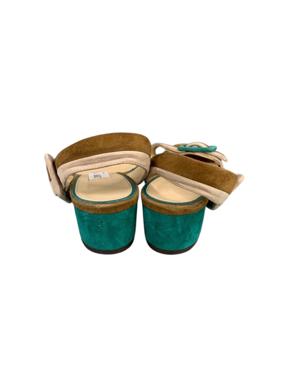 지미추 다차 컬러블록 스웨이드 샌들 36(230) (Gr-3217) 상품이미지2