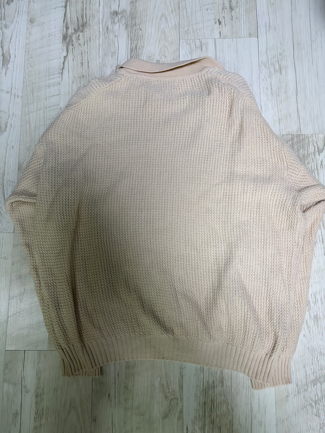 [S] 쿠어 COOR 카라넥 니트 베이지 상품이미지2