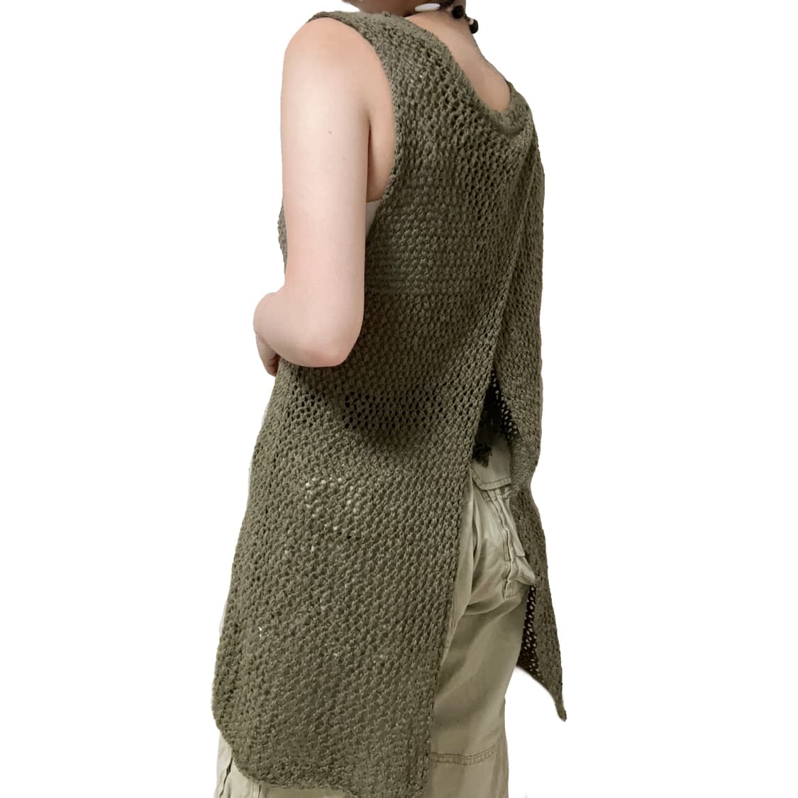 Khaki knit 상품이미지3