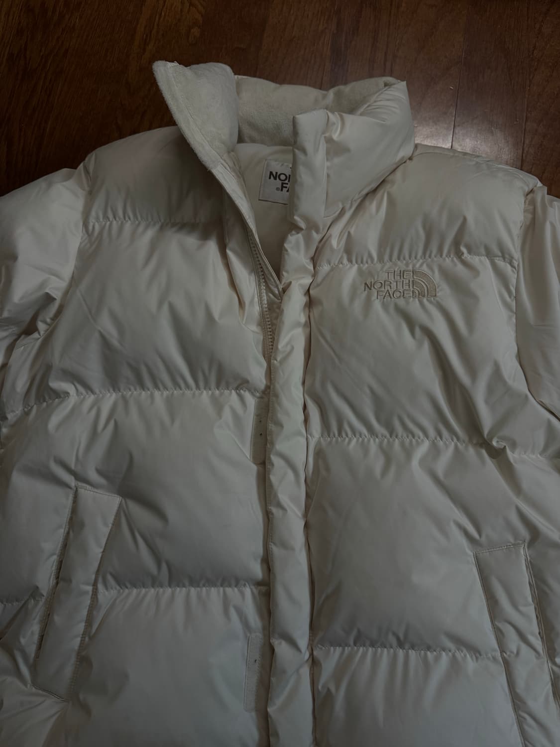 노스페이스 온볼 패딩 자켓 아이보리 상품이미지1