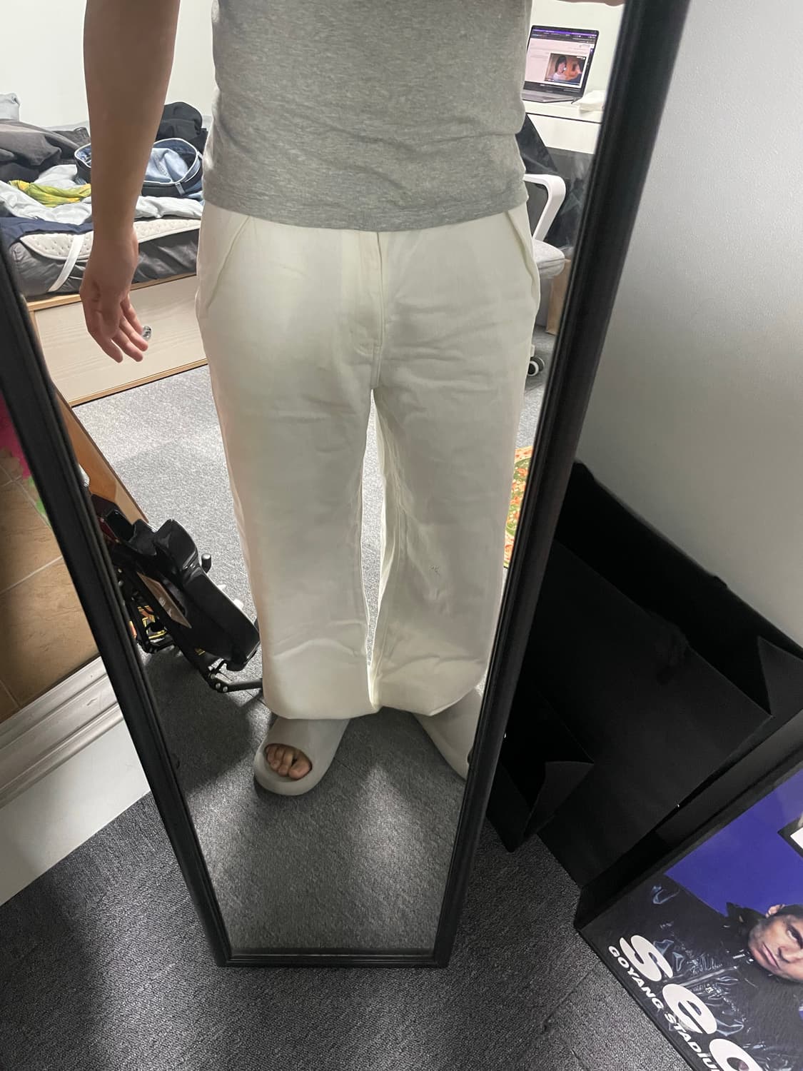 낫포너드 원턱 데님 팬츠 L 상품이미지2