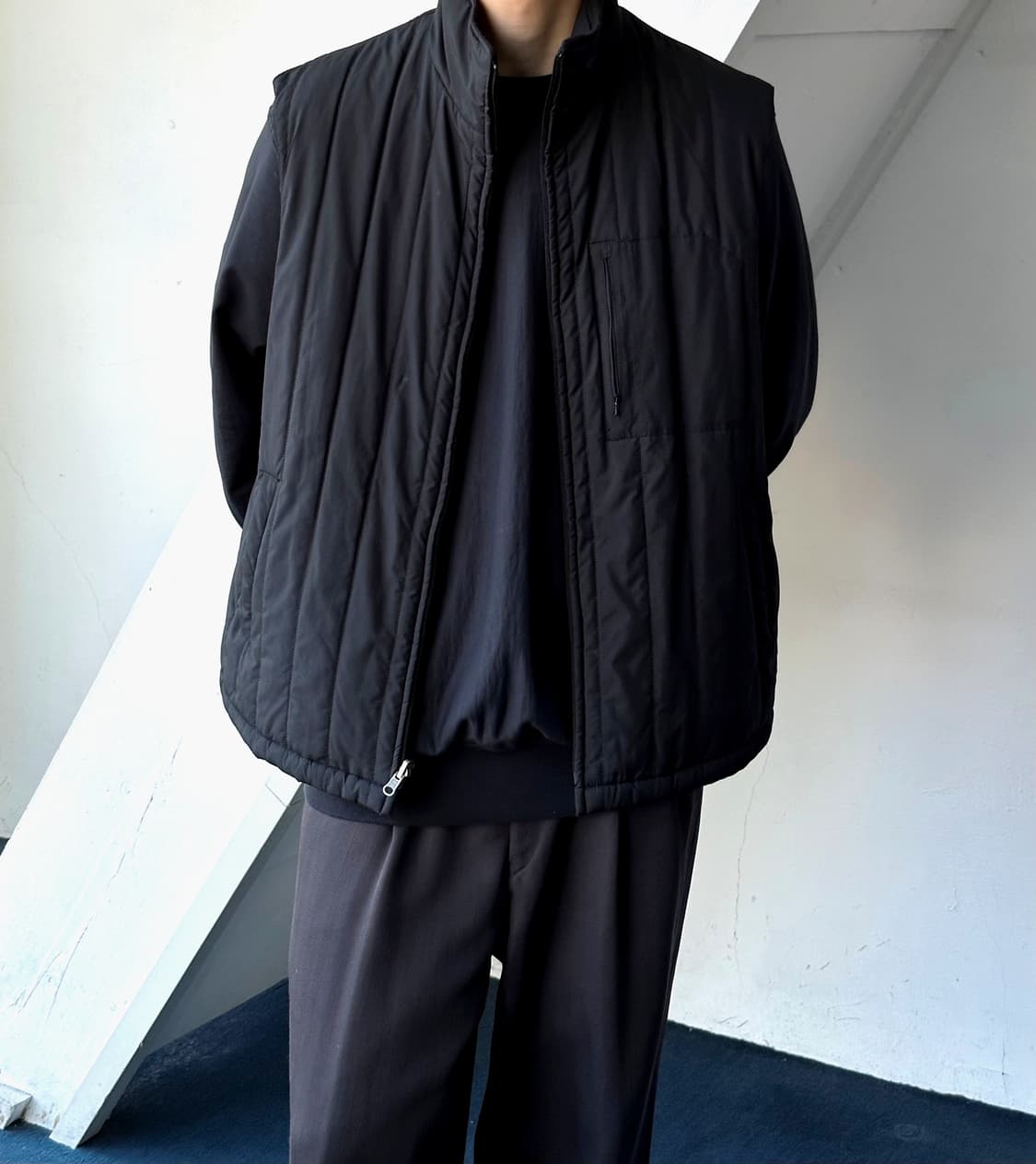 3way stand collar mild touch mid jacket 상품이미지8