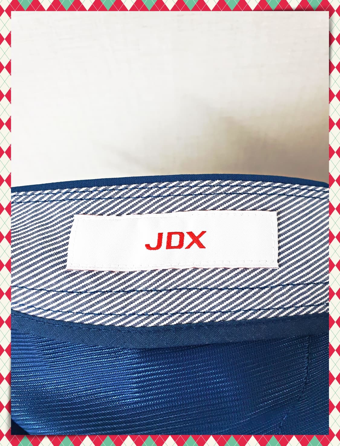 JDX 컬러벨트라인 남성골프 춘추바지 33인치 청록 상품이미지6